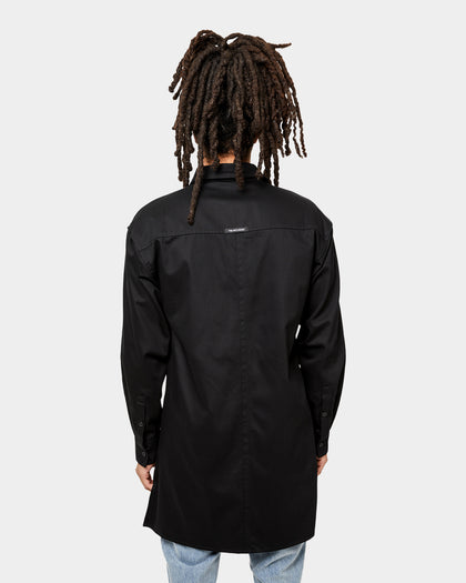 The Anti Order Man Made Long Sleeve Shirt Black
