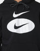 Nike Swoosh League Fleece Pull Over Hoodie Black