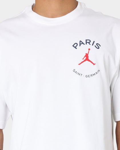 Jordan X Paris Saint-Germain Logo T-Shirt White