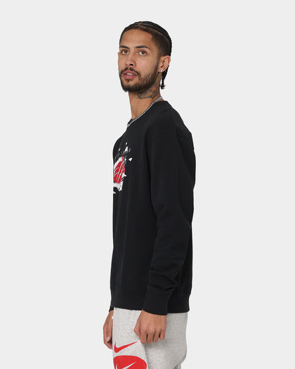 Jordan Statement Essentials Fleece Crew Sweatshirt Black