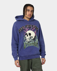 Diet Starts Monday Feel The Burn Hoodie Blue