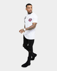 Saint Morta Skull Flower Lafayette T-Shirt White