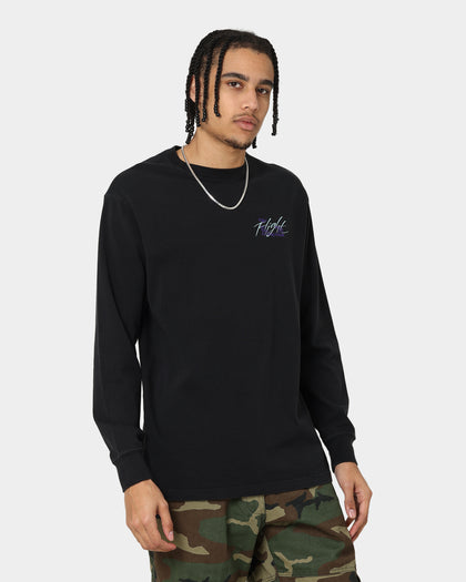 Jordan Flight Heritage '85 Long Sleeve T-Shirt Black Ocean