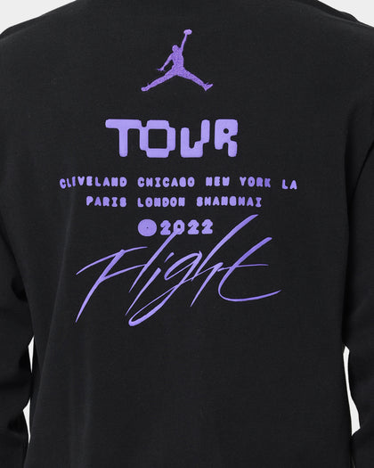 Jordan Flight Heritage '85 Long Sleeve T-Shirt Black Ocean