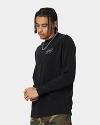Jordan Flight Heritage '85 Long Sleeve T-Shirt Black Ocean