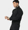 Saint Morta Kingdom Half Zip Funnel Neck T-Shirt Black