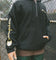 Champion Reverse Weave Quarter Zip Hoodie Black/Gold