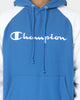 Champion Reverse Weave Raglan Hoodie Living In Blue