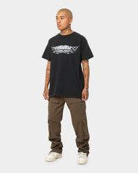 Rodman Brand Metal Logo Vintage T-Shirt Black Wash