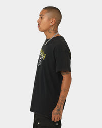 Rats Get Fat By Your Side Vintage T-Shirt Black Wash