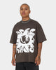 Loiter Utopia Fleur T-Shirt Charcoal