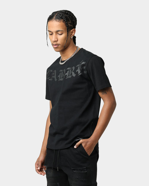 Carré Gothic Collar Droptail T-Shirt Black