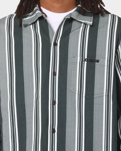 XLARGE Life Long Sleeve Shirt Green/White
