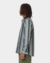 XLARGE Life Long Sleeve Shirt Green/White