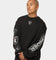 Majestic Athletic Las Vegas Raiders Graphic Fade Crewneck Faded Black