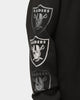 Majestic Athletic Las Vegas Raiders Graphic Fade Crewneck Faded Black