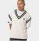 Karl Kani OG Rib Knit Vest Cream