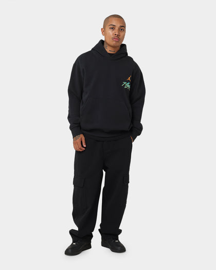 Jordan Essential Flight Graphic Fleece Hoodie Black/New Emerald