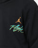 Jordan Essential Flight Graphic Fleece Hoodie Black/New Emerald