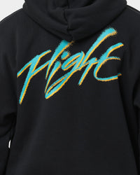 Jordan Essential Flight Graphic Fleece Hoodie Black/New Emerald