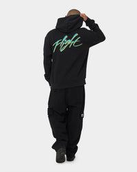 Jordan Essential Flight Graphic Fleece Hoodie Black/New Emerald