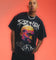 Rodman Brand The Worm Face Tats Vintage T-Shirt Black Wash