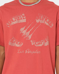 Honor The Gift Concrete Jungle T-Shirt Crimson