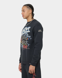 NASCAR Lightning Cup Series Crewneck Washed Black