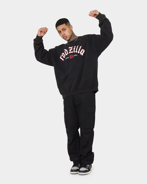 Rodman Brand Rodzilla Vintage Crewneck Black Wash