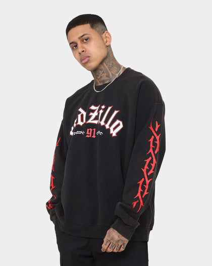 Rodman Brand Rodzilla Vintage Crewneck Black Wash