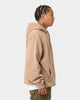 New Era Las Vegas Raiders Quarter Zip Sleeve Script Hoodie Khaki/Black