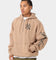 New Era New York Yankees Quarter Zip Sleeve Script Hoodie Khaki/Black