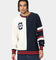 Champion Collegiate Heritage Split Crewneck Navy