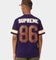 Supreme Faux Croc Football Jersey Purple