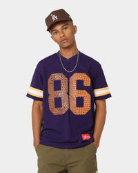 Supreme Faux Croc Football Jersey Purple