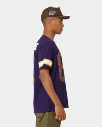 Supreme Faux Croc Football Jersey Purple