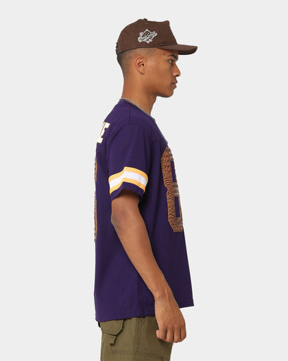 Supreme Faux Croc Football Jersey Purple