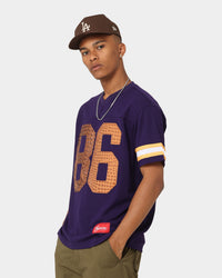 Supreme Faux Croc Football Jersey Purple