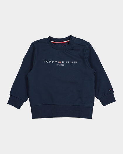 Tommy Hilfiger Infant Essential Crewsuit Set Twilight Navy