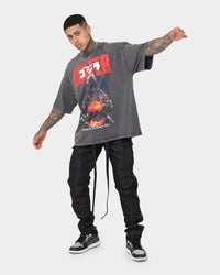 Loiter X Godzilla Godzilla Vintage T-Shirt Charcoal