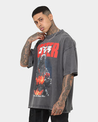 Loiter X Godzilla Godzilla Vintage T-Shirt Charcoal
