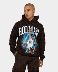 Rodman Brand Rodman Glow Dunk Hoodie Black
