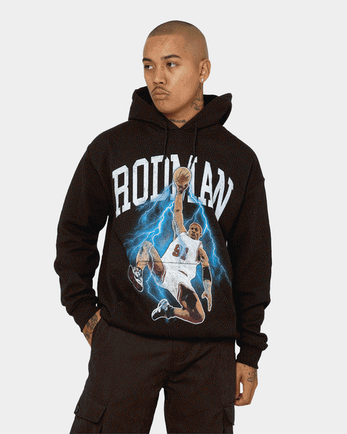 Rodman Brand Rodman Glow Dunk Hoodie Black
