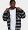 MNML Sherpa Lined Flannel Shirt Black/Grey