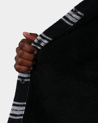 MNML Sherpa Lined Flannel Shirt Black/Grey
