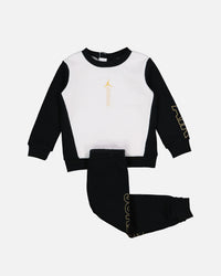 Jordan Infants' Holiday Shine Crew Set Black