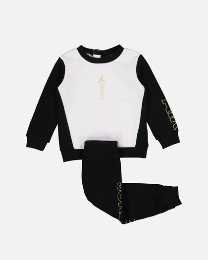 Jordan Infants' Holiday Shine Crew Set Black