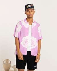 Carré Rose Bunch Button Up Shirt Pastel Purple