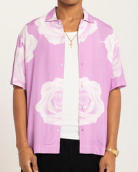 Carré Rose Bunch Button Up Shirt Pastel Purple