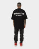 Saint Morta Members Club Boxy T-Shirt Black/Red